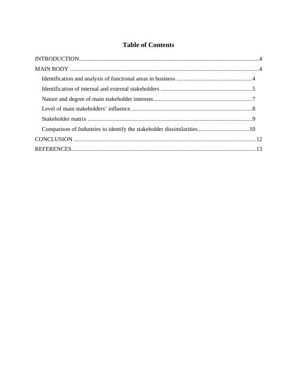 Internal and External Stakeholder Analysis Assignment_2