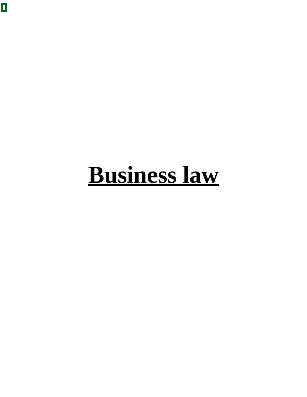 Business Law_1