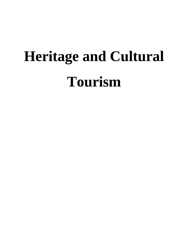 Unit 1 Heritage and Cultural Tourism_1