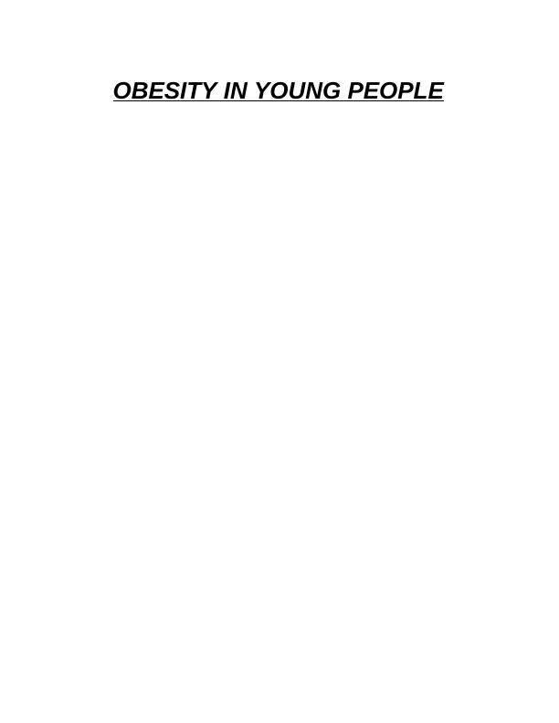 Obesity in Young People Assignment (pdf)_1