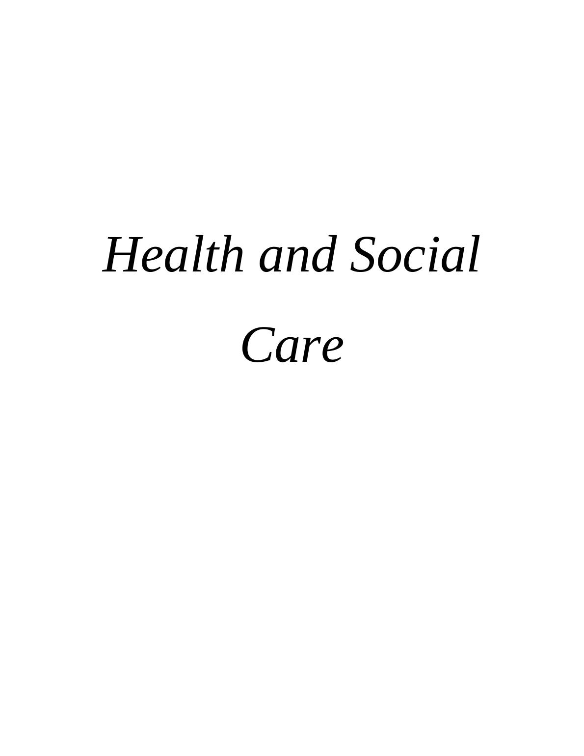 health-and-social-care