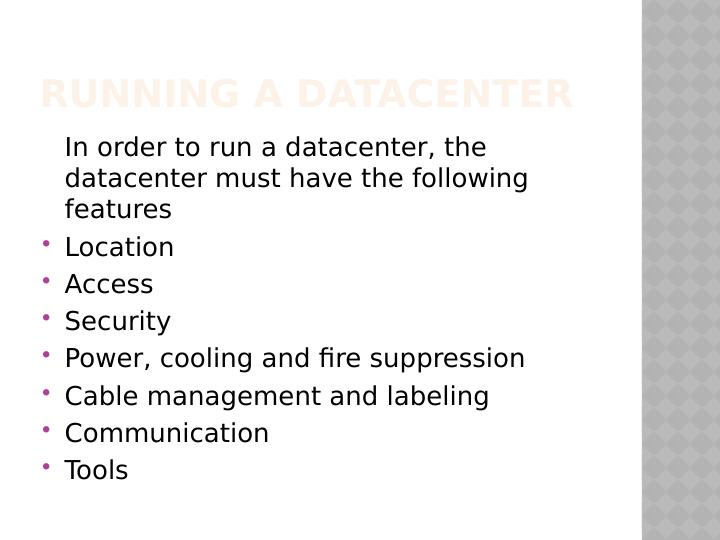 Various Aspects And Conditions of Datacentre_4