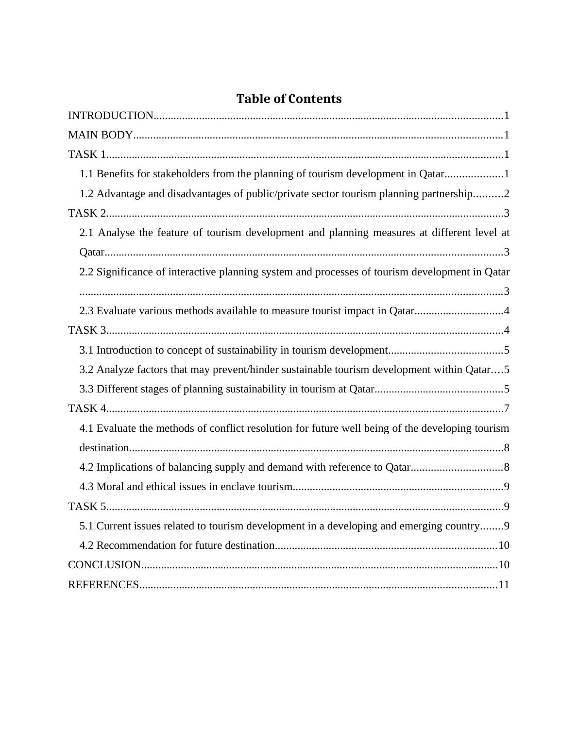 [PDF] Sustainable Tourism Development - Assignment_2