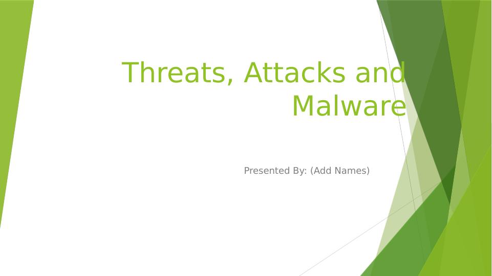 Threats, Attacks and Malware in IT Security - Desklib_1