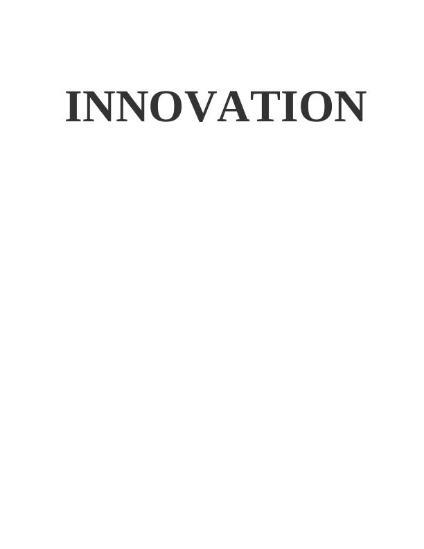 Assignment on Innovation - 4com_1