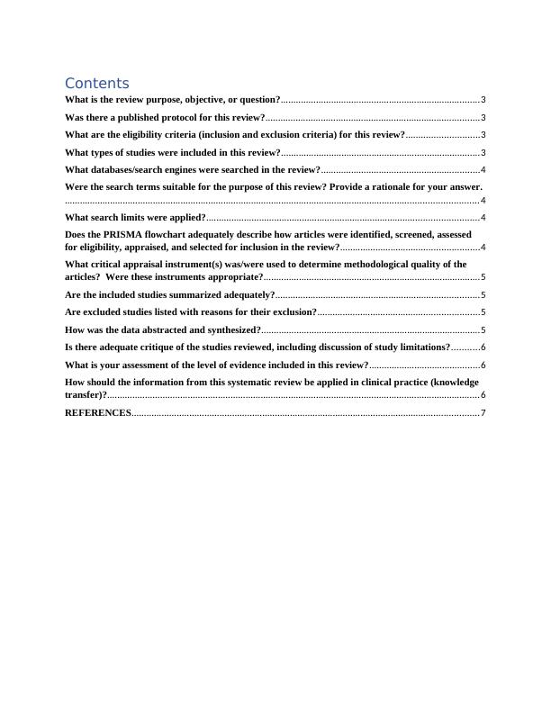 Assessment 1 Critical Appraisal Literature Review_2