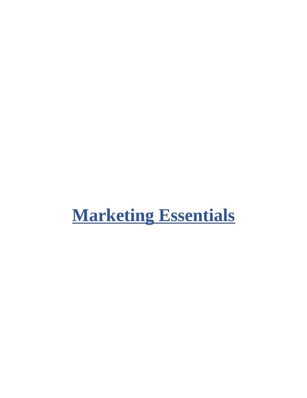 Functions of Marketing Essentials_1