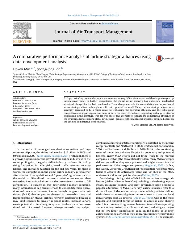 Journal of Air Transport Management Analysis 2022_1
