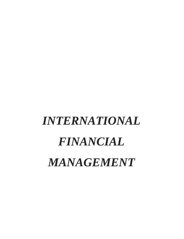 The International Merger and Acquisition_1