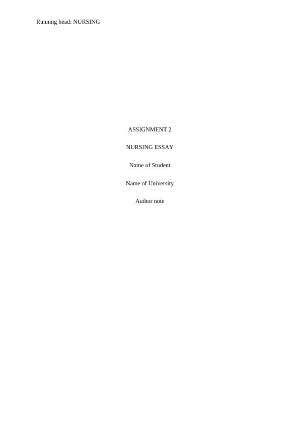 Nursing Essay on Mental Health Act 2014 and Patient-Centered Care_1