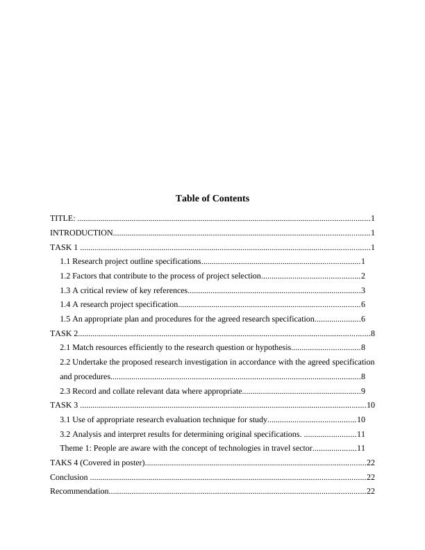 tourism sector case study