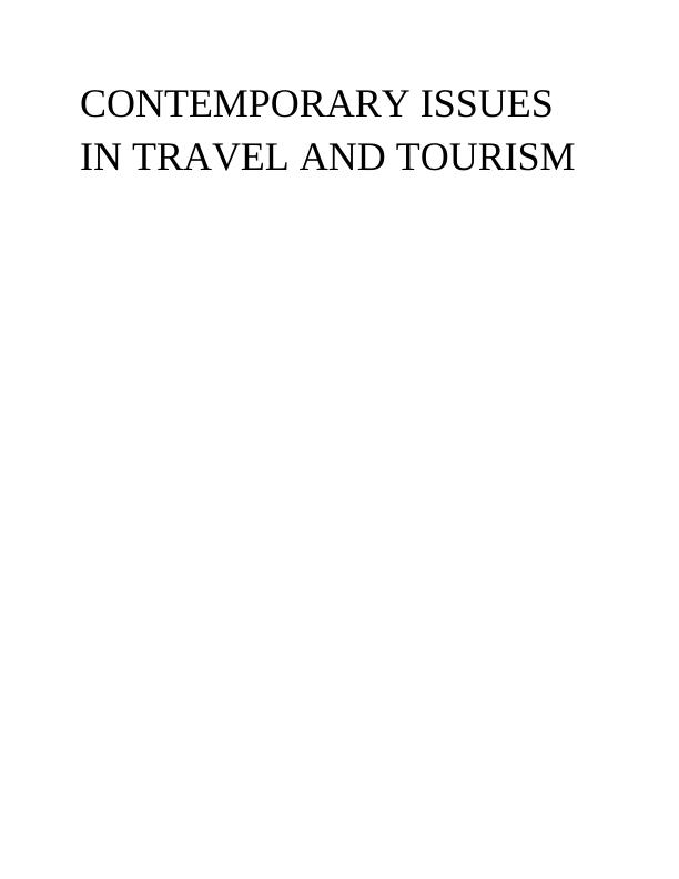 Contemporary Issues in Travel and Tourism_1