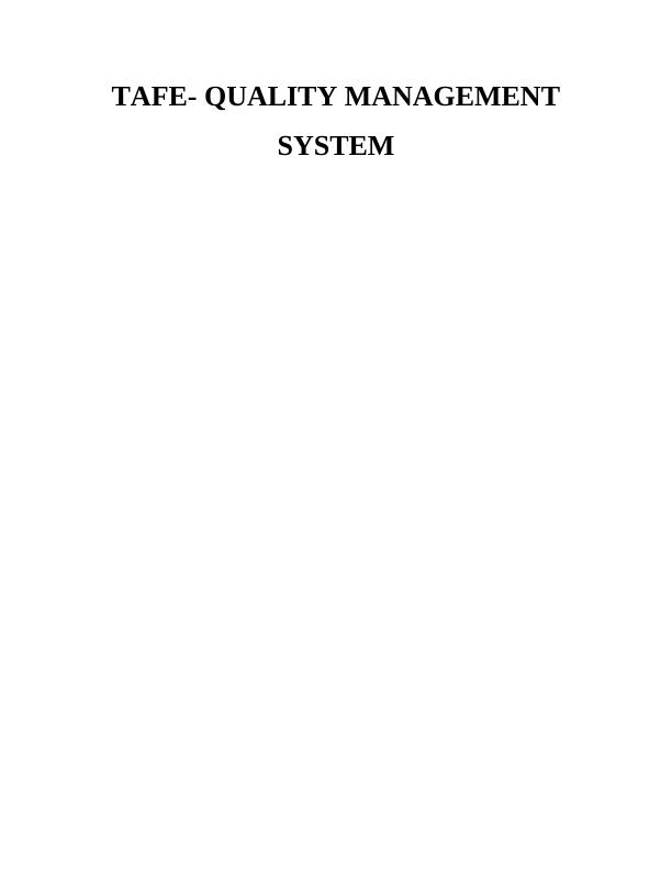 Quality Management System Assignment (Doc)_1