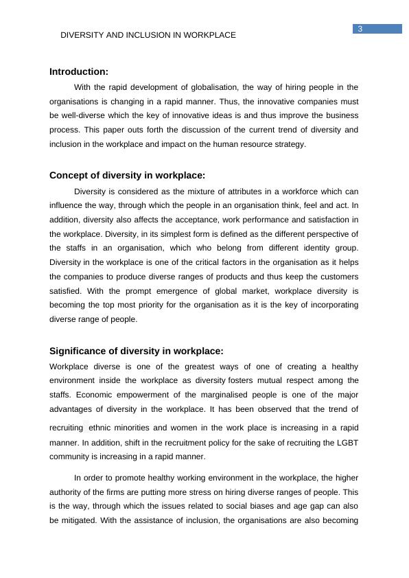diversity in workplace research paper