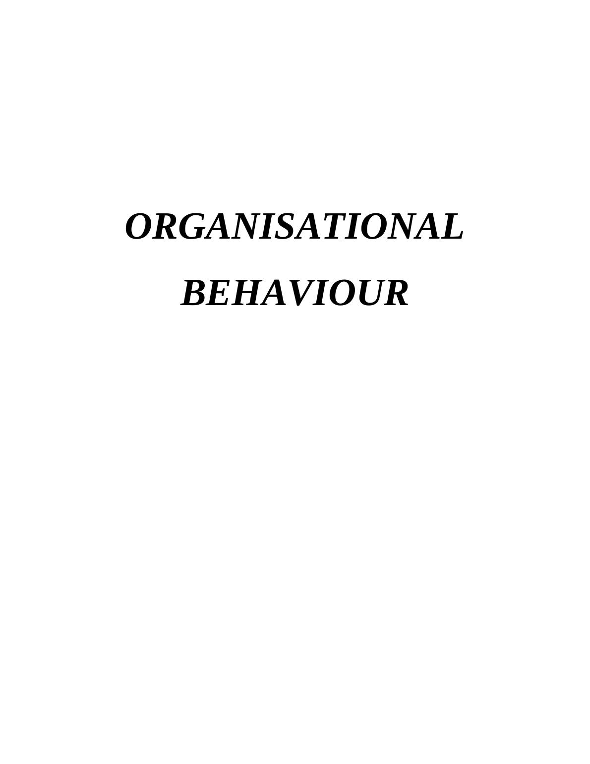 Organizational Behavior (OB)_1
