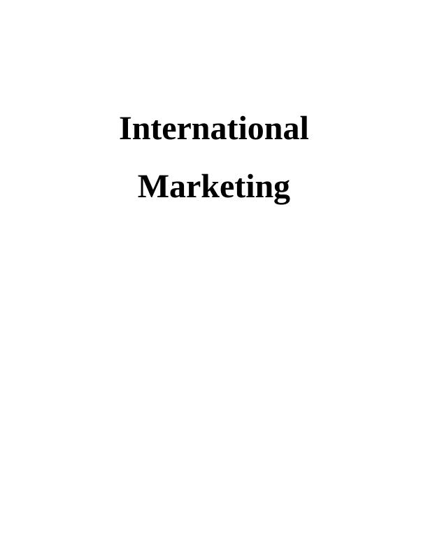Scope of International Marketing_1