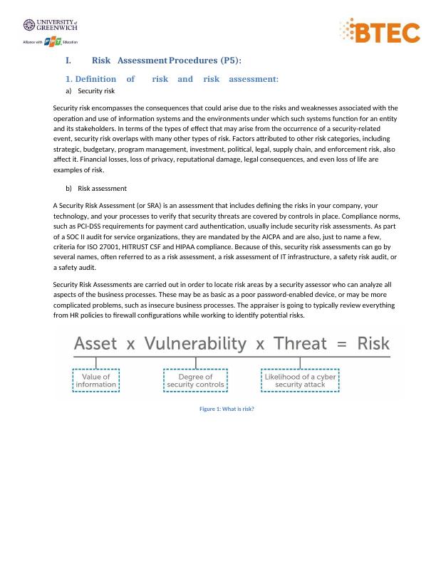P5 - Discuss risk assessment procedures_5