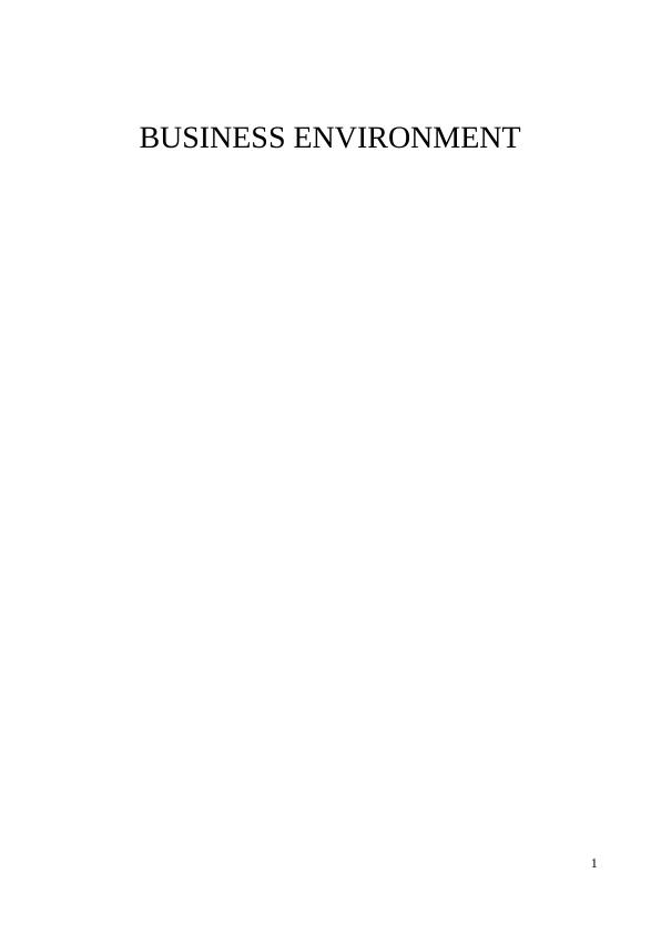 Internal and External Components of Business Environment_1