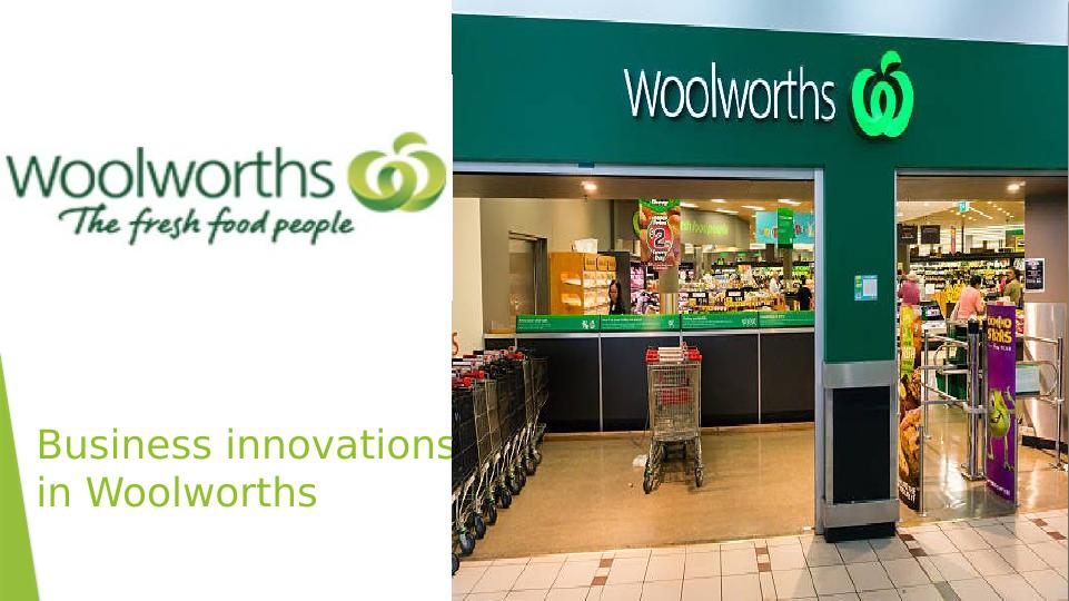 Business Innovations in Woolworths_1