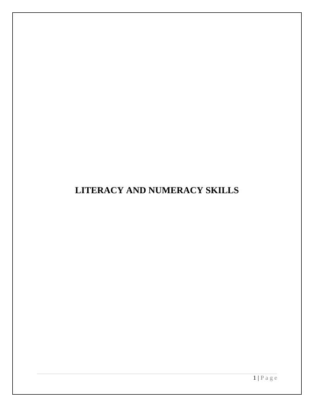 Literacy and Numeracy Skills in Education_1