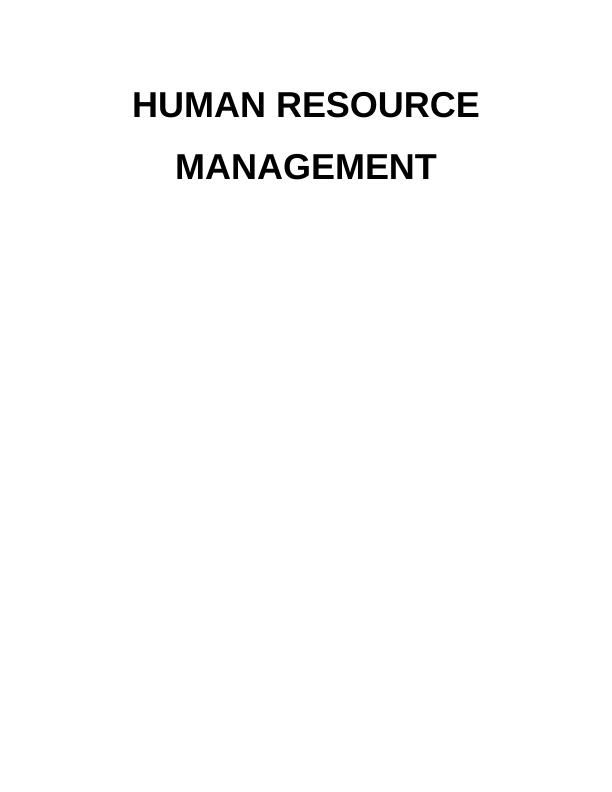 Human Resource Management in Hilton Hotel Stratford_1