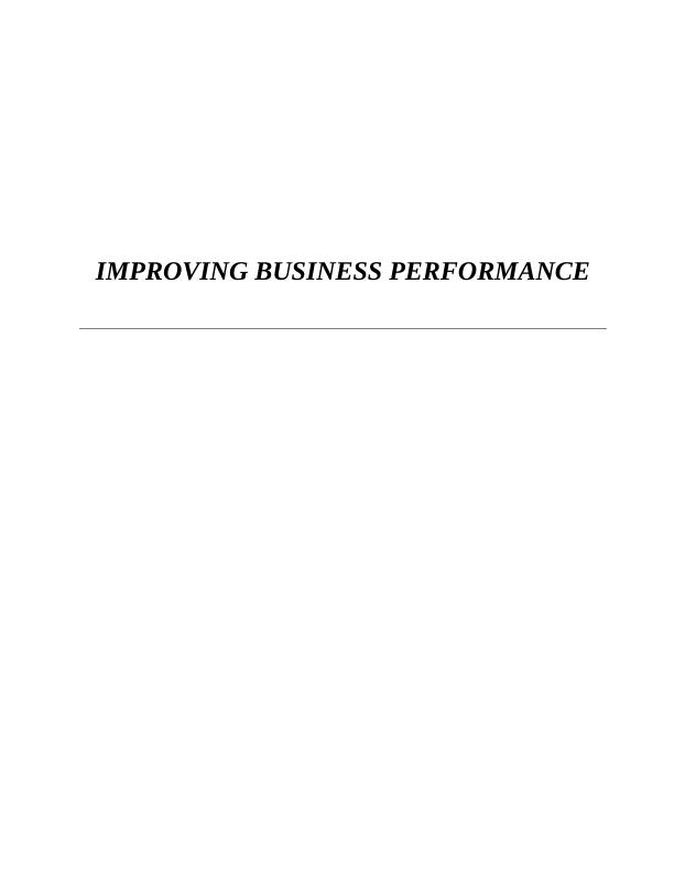 Improving Business Performance_1