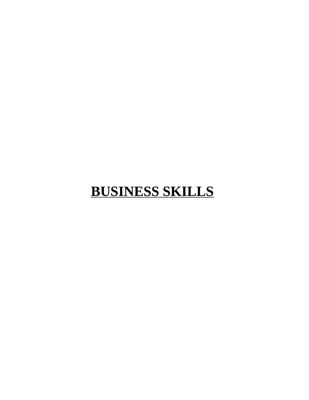 Business Skills in a Successful Organization_1