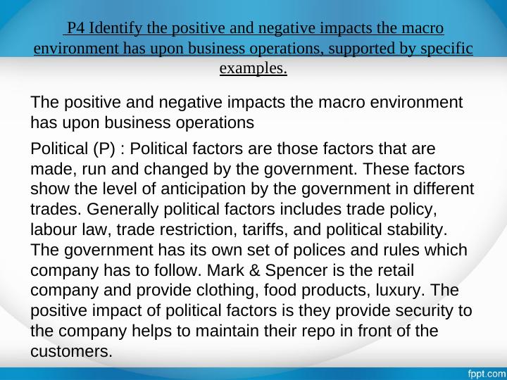 Positive and Negative Impacts of Macro Environment on Business Operations_2