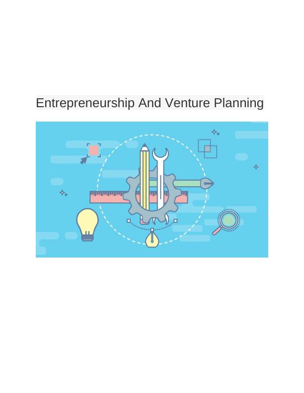 planning a new business venture assignment