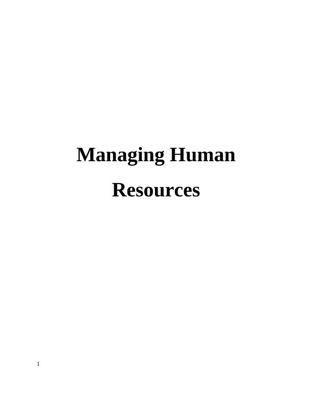 Report On Unilever Company - Human Resource Activities | HR_1