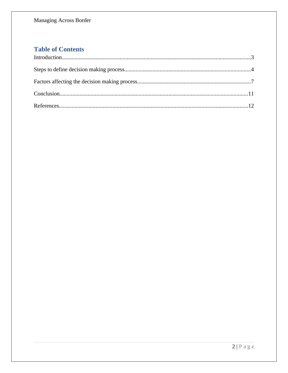 [PDF] Decision Making: Models and Processes