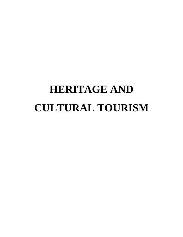 Heritage and Cultural Tourism_1
