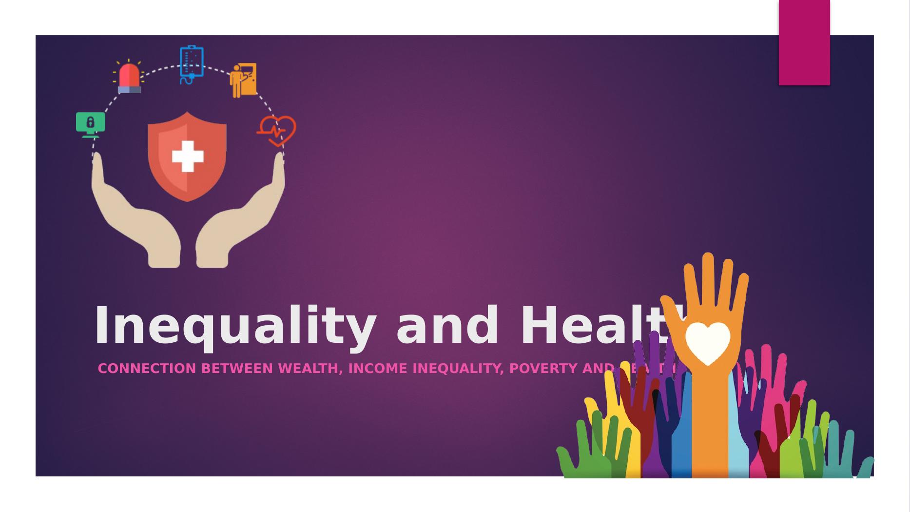 Inequality and Health Desklib