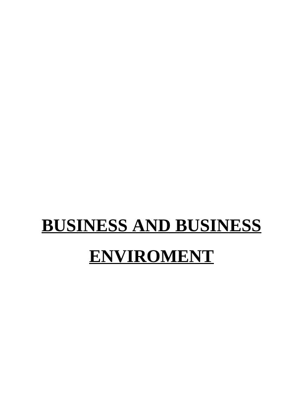 Impact of Macro Environment on Business Activities_1