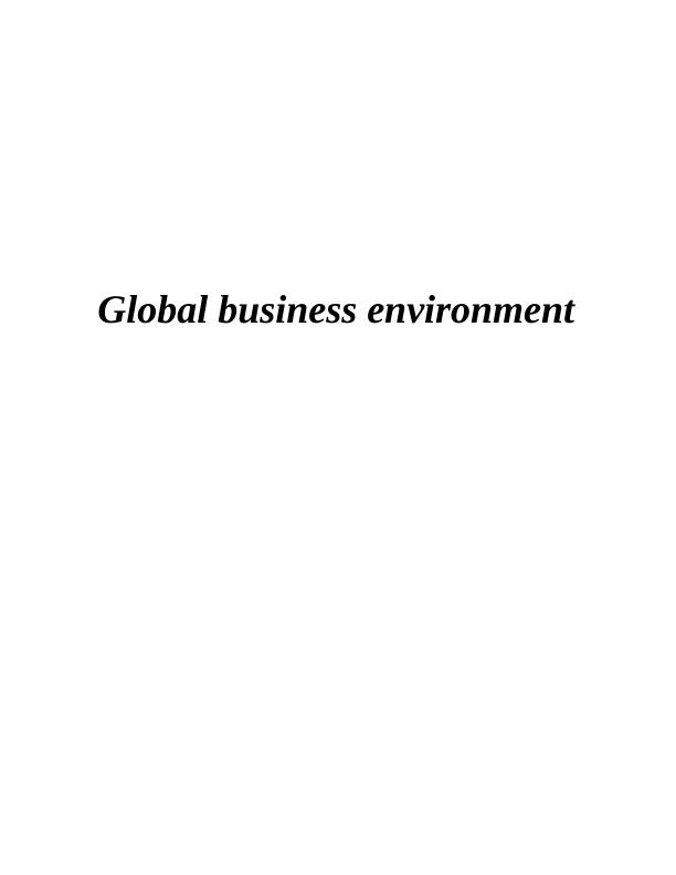 Implementation of Fiscal and Monetary Policies in Global Business Environment_1