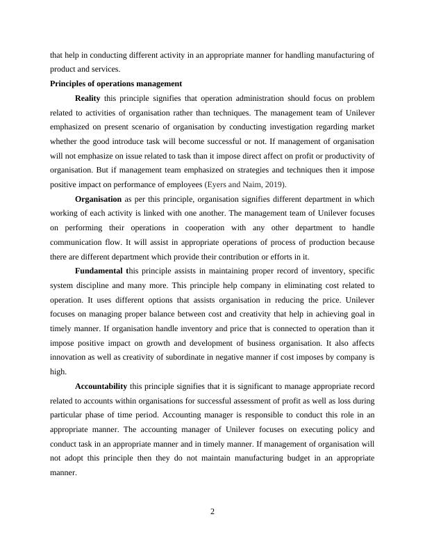 Review and Critique of Operation Management Principles at Unilever_4