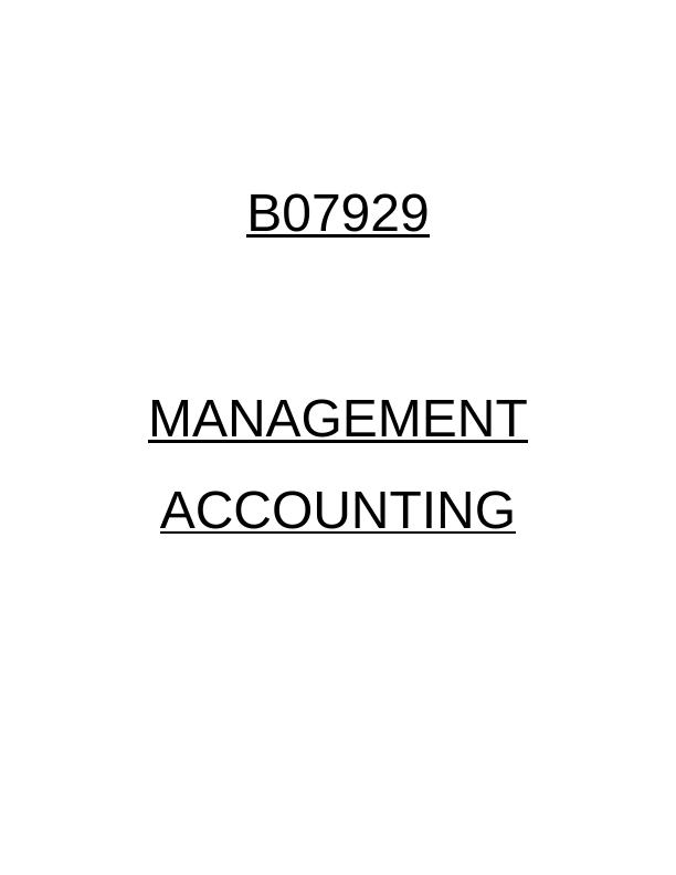 Management Accounting Techniques and Budgetary Control_1