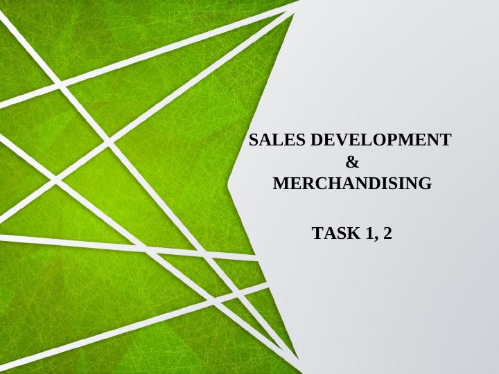 Sales Development and Merchandising_1