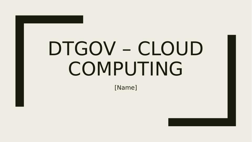 Cloud Computing for DTGOV_1