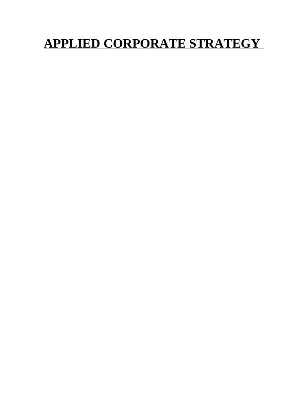 Applied Corporate Strategy_1