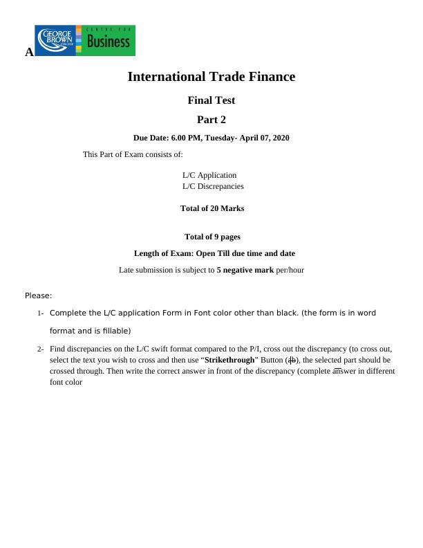 International Trade Finance Paper 2022_1
