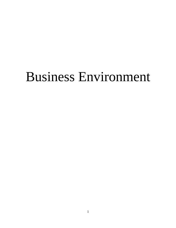 Business Environment in a changing economic system_1