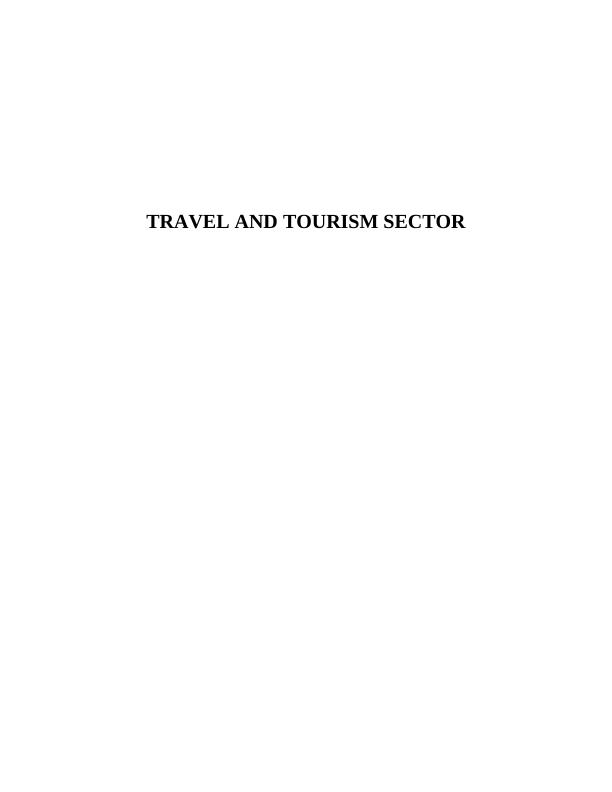 Impacts of Travel and Tourism Sector_1
