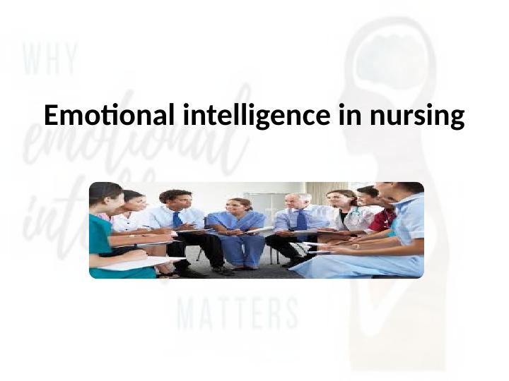 (PDF) Emotional intelligence and nursing_1