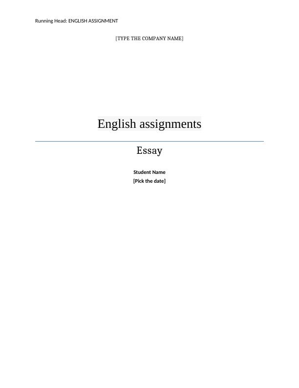 United States English Assignments 2022_1