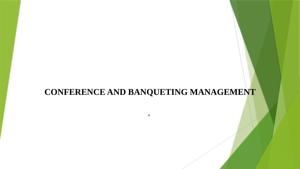 Conference and Banqueting Management_1