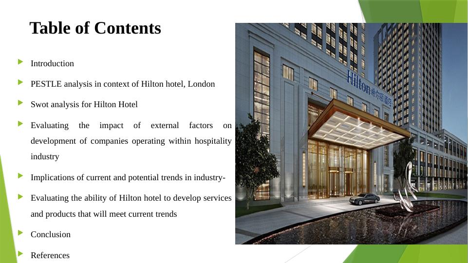 The Contemporary Hospitality Industry - Hilton Hotels_2