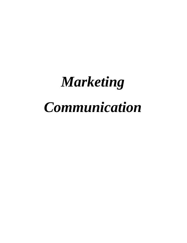 Marketing Communication Strategy PDF_1