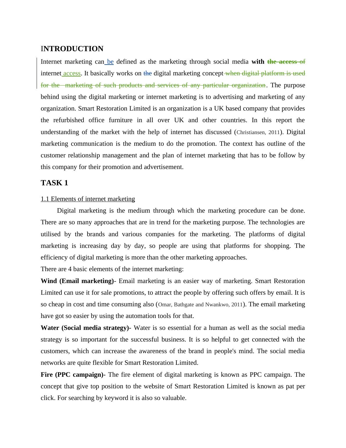 Digital Marketing of Smart Restoration Limited : Report_4