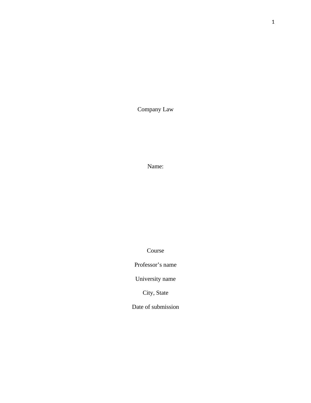 Assignment on Company Law (docs)_1